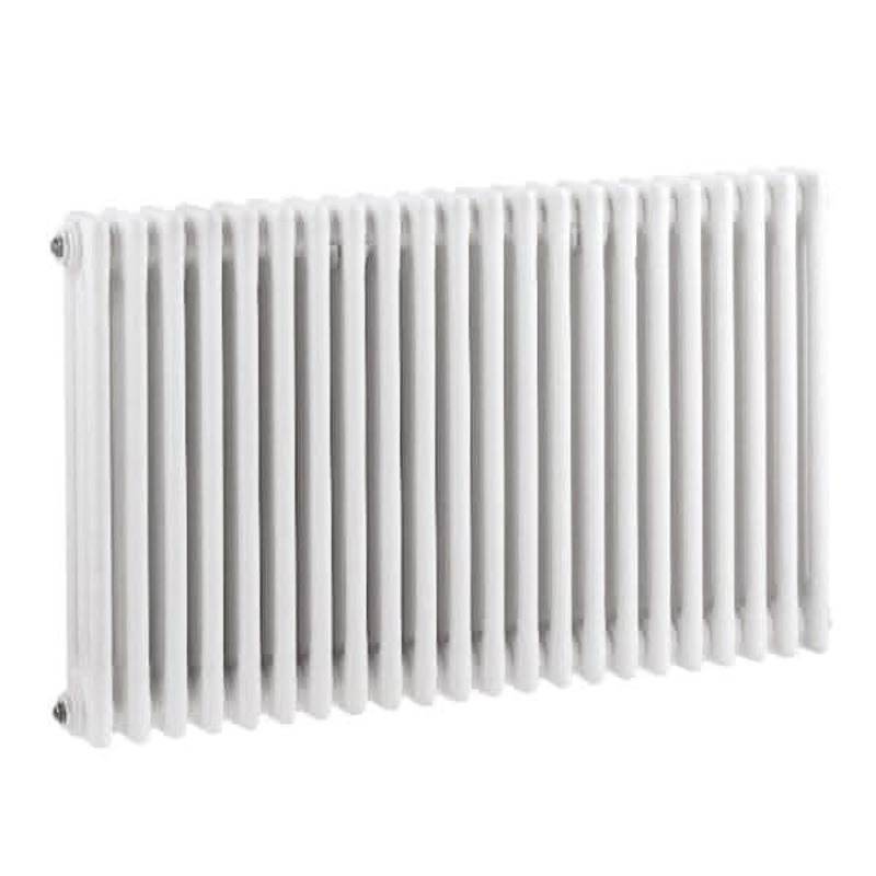 Nuie Colosseum Horizontal Triple Panel Radiator, Traditional Radiator, Ideal for Bathroom, Kitchen, Living Room, 600mm x 999mm, White
