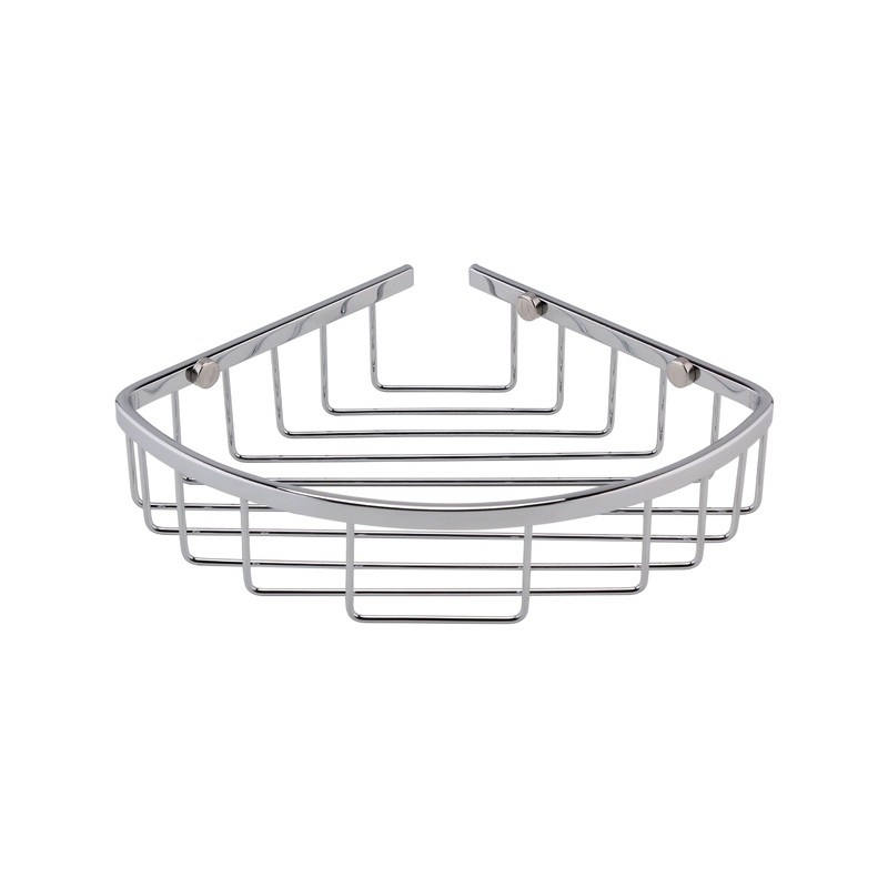 Nuie Deep Corner Shower Basket – Chrome