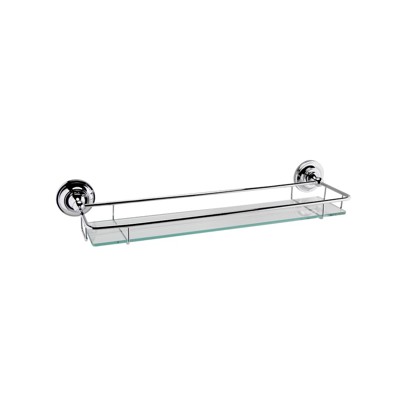 Nuie Gallery Glass Shelf – Chrome