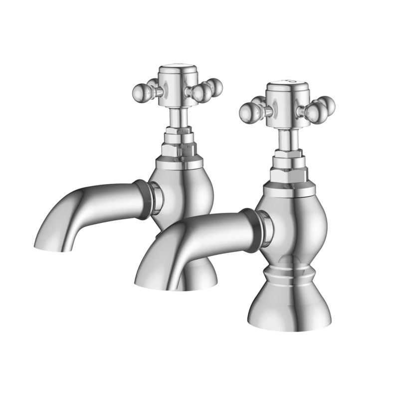 Aqualla Georgia Basin Taps|Chrome|Polished|Traditional