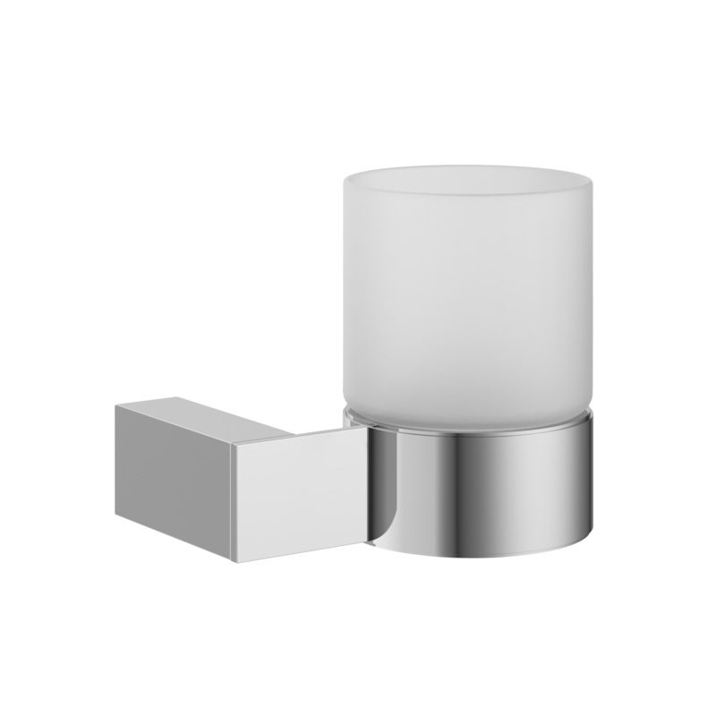 Encore Single Tumbler Holder|Chrome|Polished|Contemporary