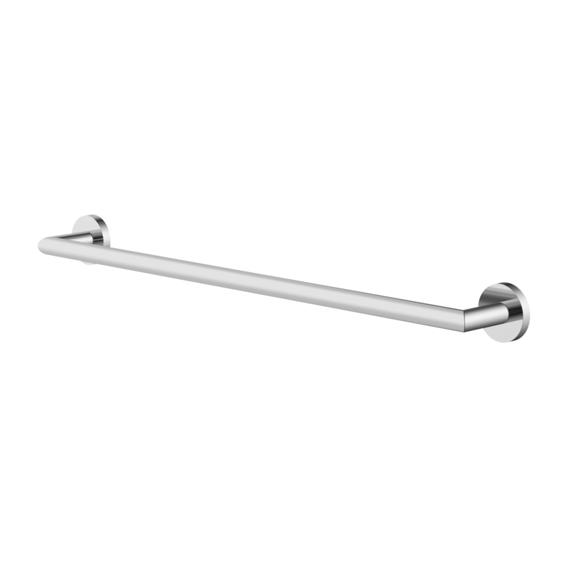 Luca Single Towel Rail|Chrome|Polished|Contemporary