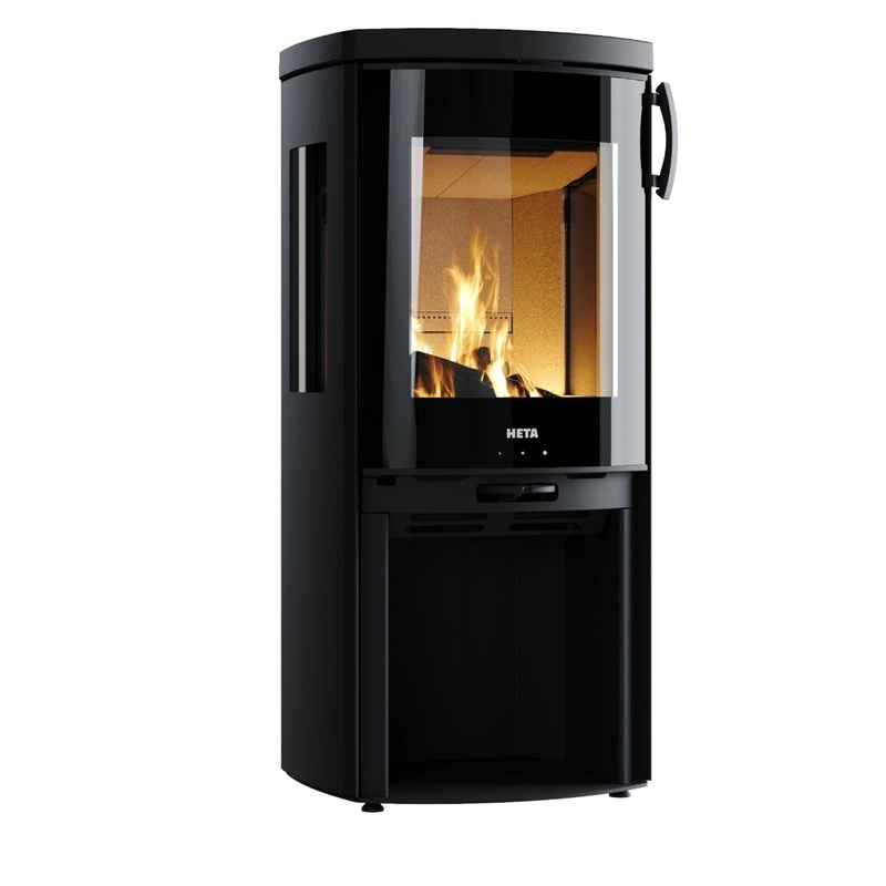 Heta Moderna 6kW Wood Burning Ecodesign Stove with Side Windows
