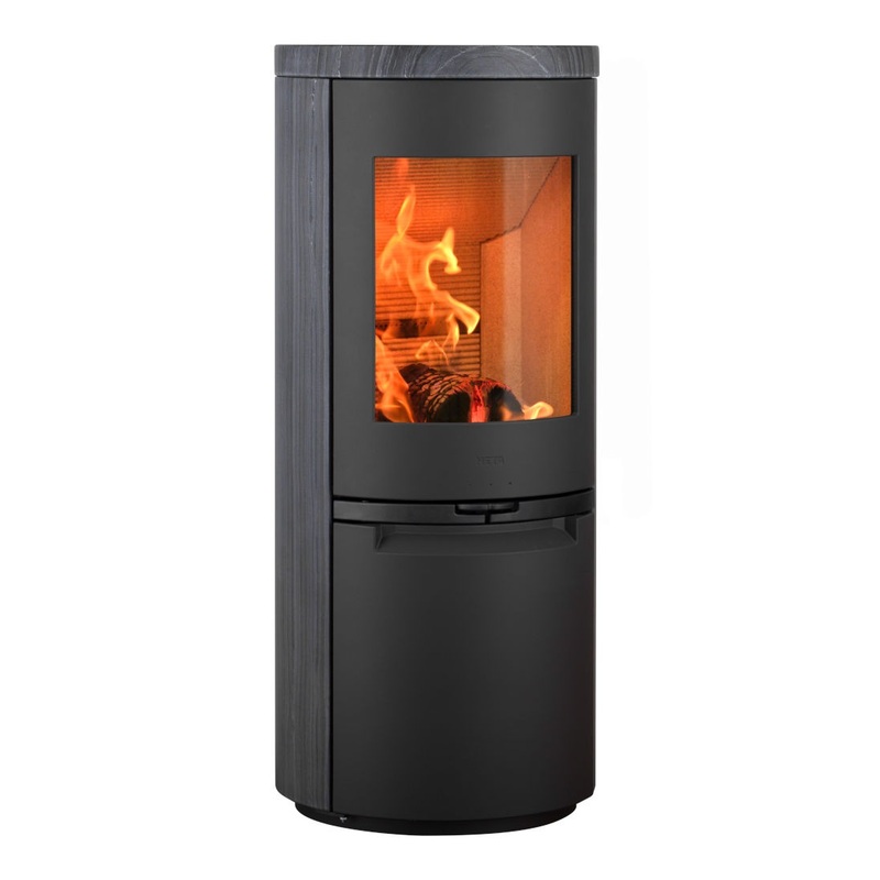 Heta Scanline 900 6.6kW Wood Burning Blackwood Stove