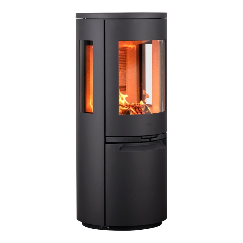 Heta Scanline 900 6.6kW Wood Burning Stove with Side Windows