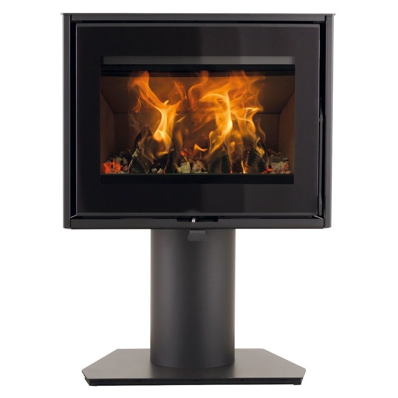 Heta Scanline 95 6.5kW Wood Burning Pedestal Stove
