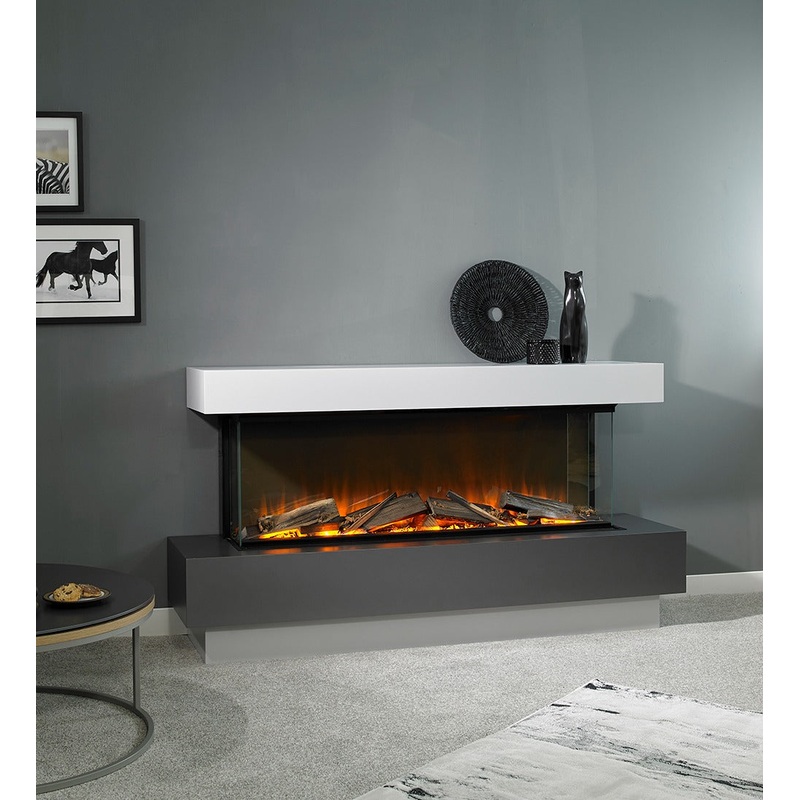Trent Fireplaces e-Lectra Vanquish Electric Fireplace Suite