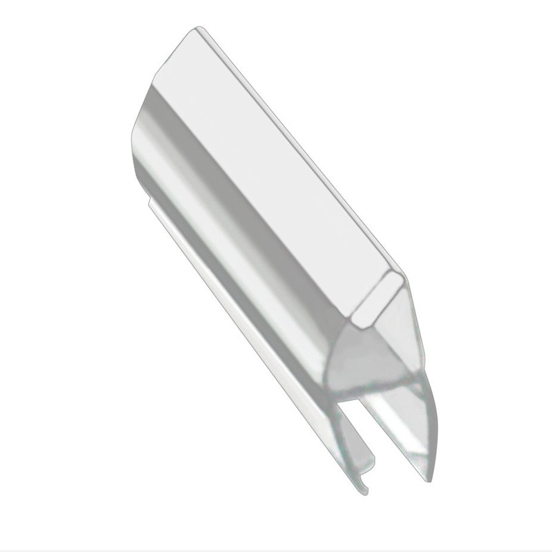 1825mm Two Shower Enclosure Plastic Long Bars with Two White Magnetic Strips