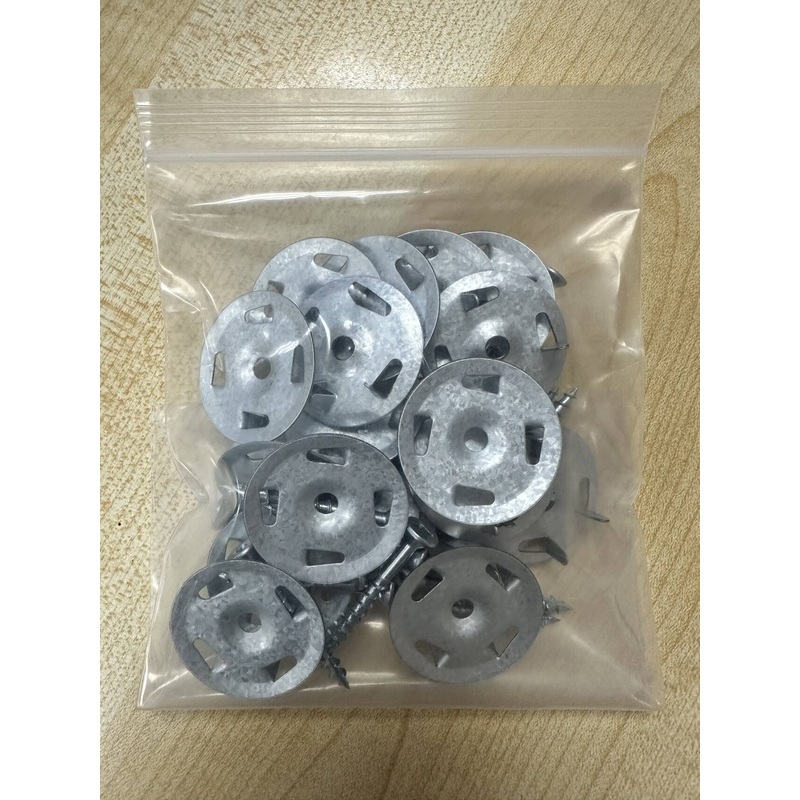 AICA Tile Backer Board & Insulation Fixing Washer Discs+screws wall & floor