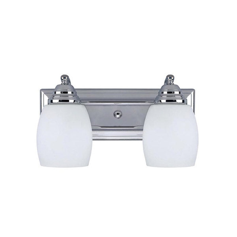 Canarm Griffin 2 Lt Vanity|Chrome|Brushed Pewter