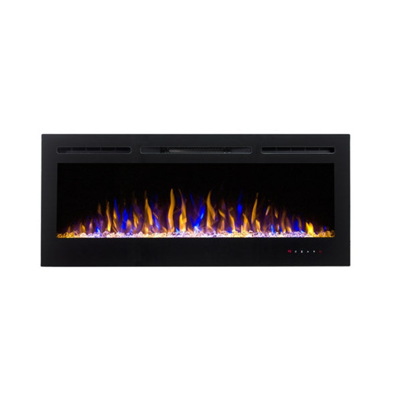 Flamehaus Electric LED Fireplace Insert – 72- Black