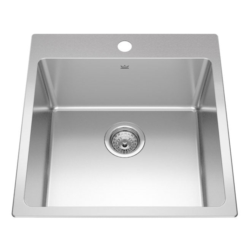 Kindred 91209201 Top Mount Single Sink