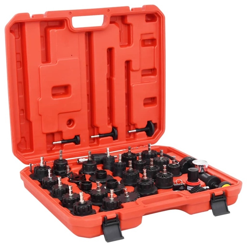 Berkfield 32 Piece Universal Car Water Tank Pressure Gauge Set
