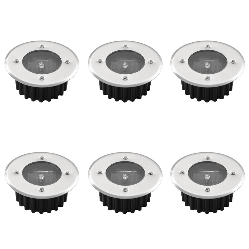 Solar 6x round Ground Spot