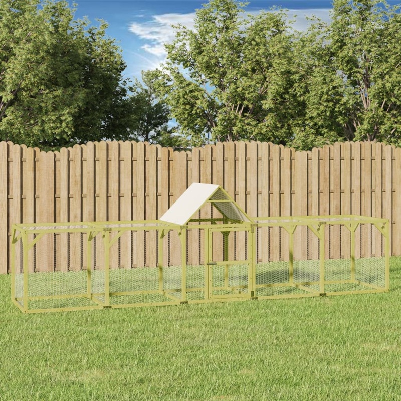 Berkfield Chicken Coop 500x100x150 cm Impregnated Solid Wood Pine
