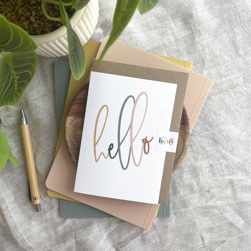 HELLO CARD – COLOUR