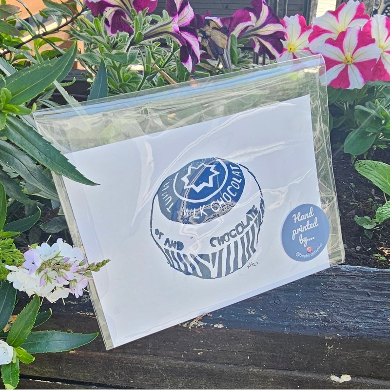 MINI PRINT – TEACAKE BLUE