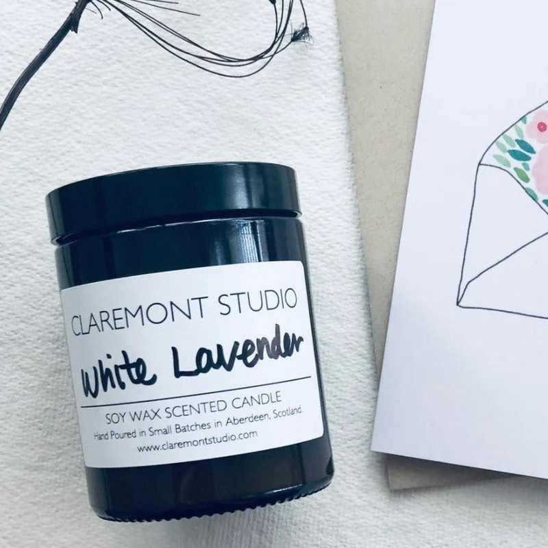 WHITE LAVENDER CANDLE|180ml|100ml