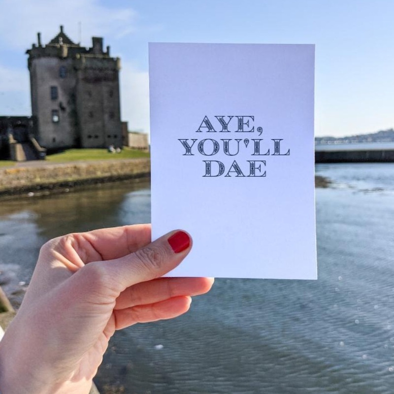 AYE YOU’LL DAE CARD|Blue|Pink|Blue|Pink