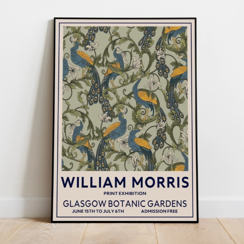 WILLIAM MORRIS – GLASGOW A3 PRINT