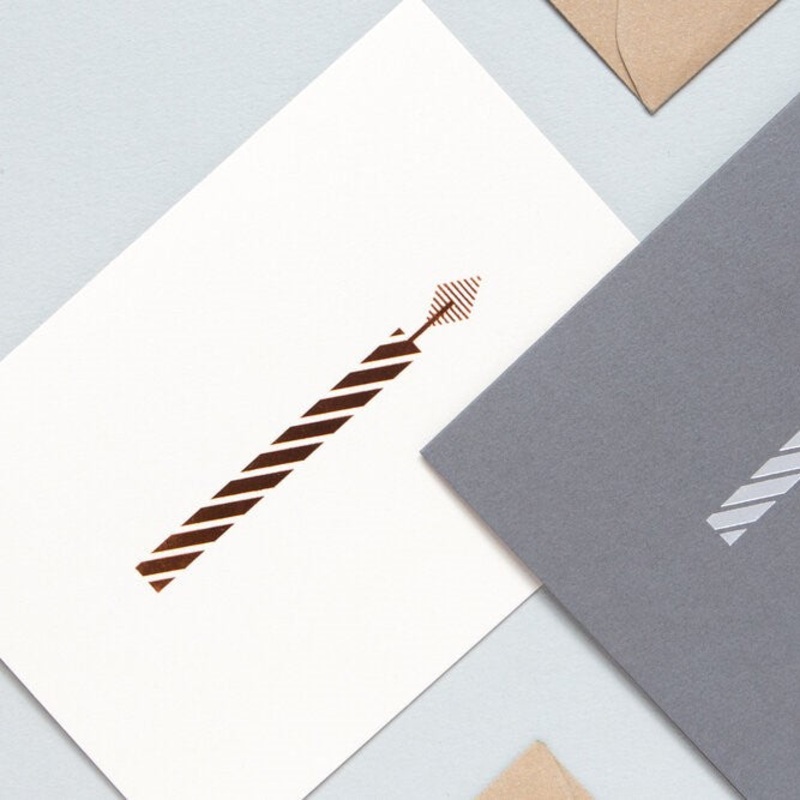 CANDLE PRINT CARD – STONE
