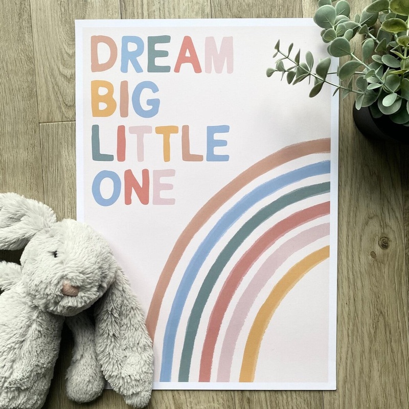 DREAM BIG LITTLE ONE – A4 PRINT