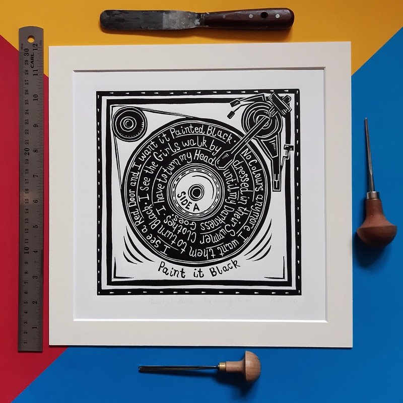 PAINT IT BLACK PRINT