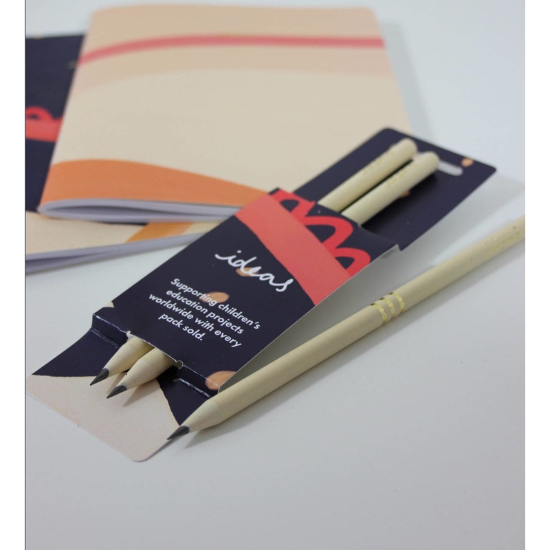 IDEAS PACK PENCILS|Blue|Cream|Pink