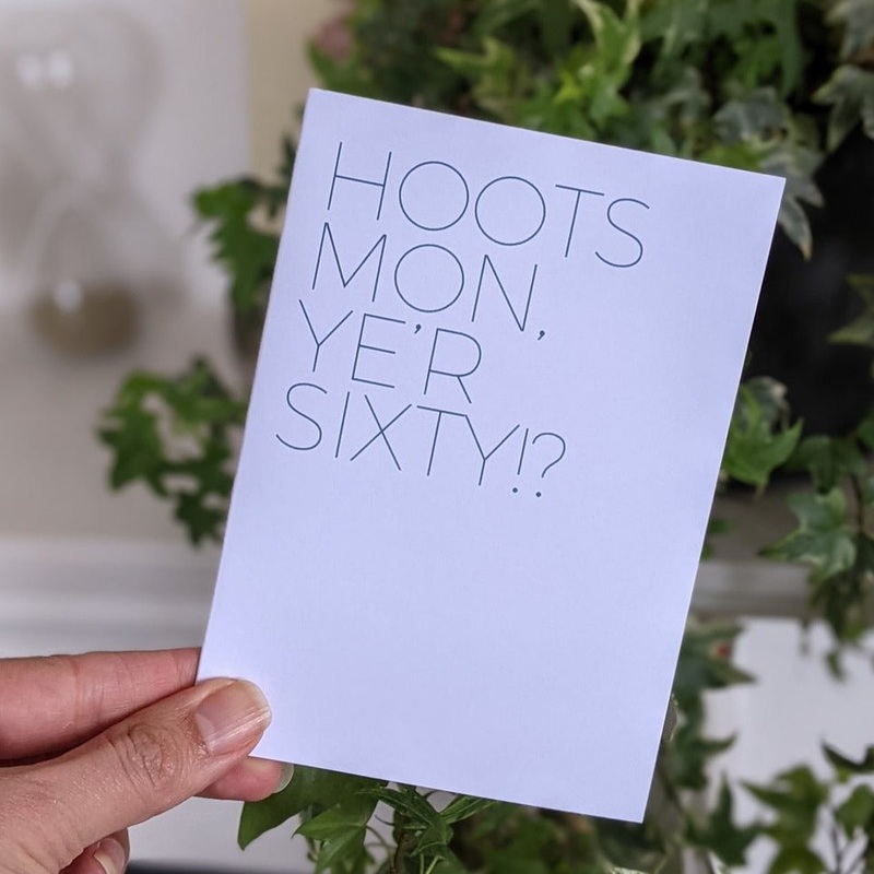 HOOTS MON ……….CARD|40|50|60|70|80