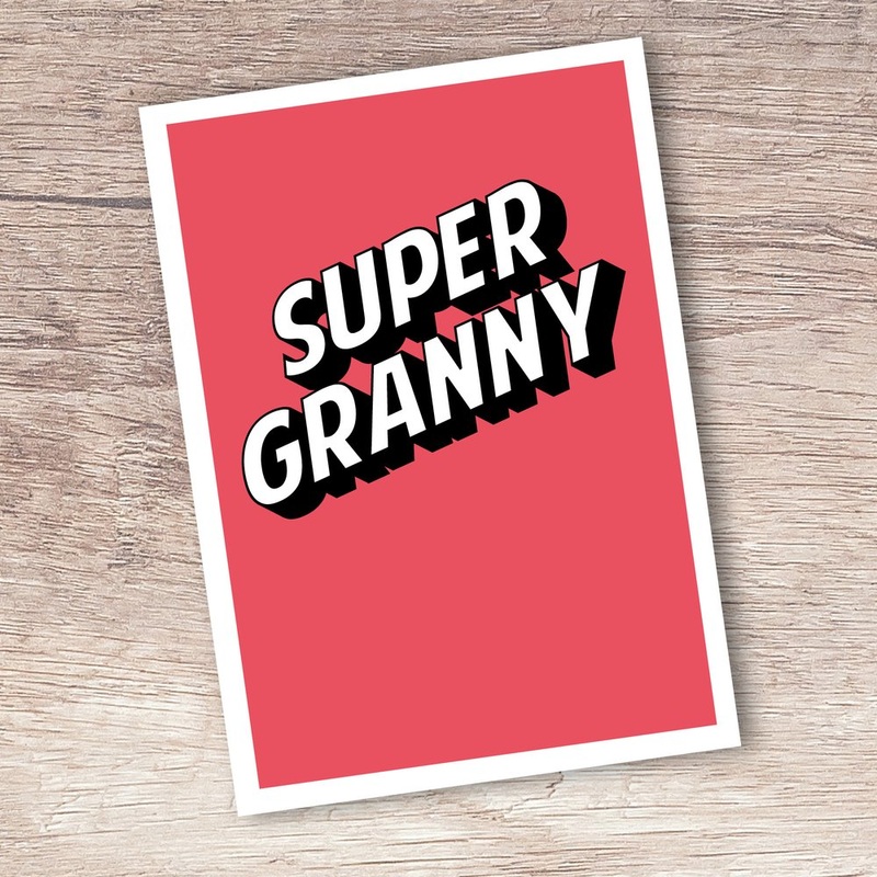 SUPER GRANNY CARD