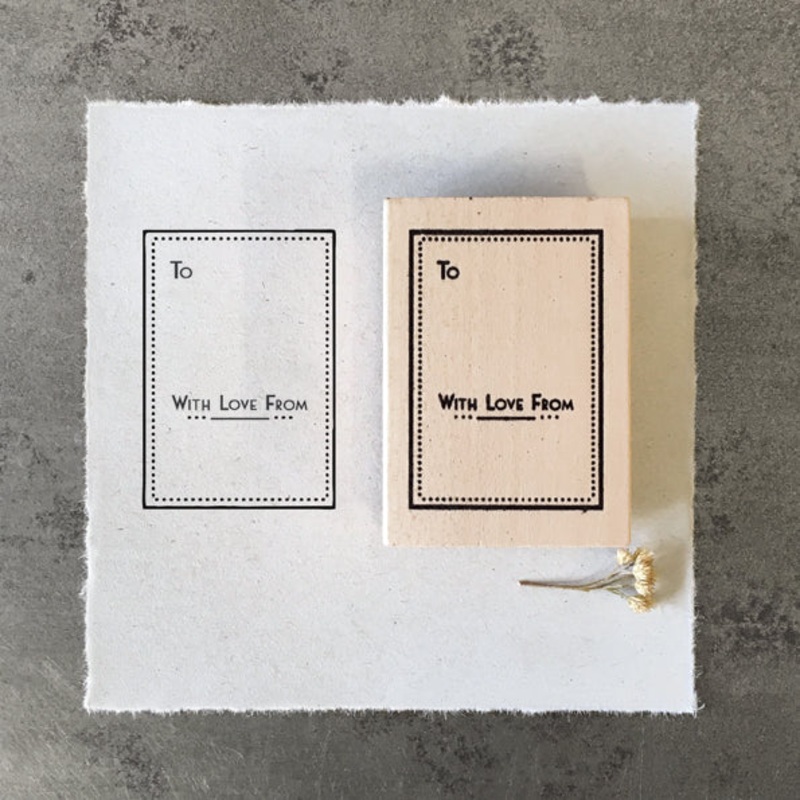 RUBBER STAMP – TO/FROM