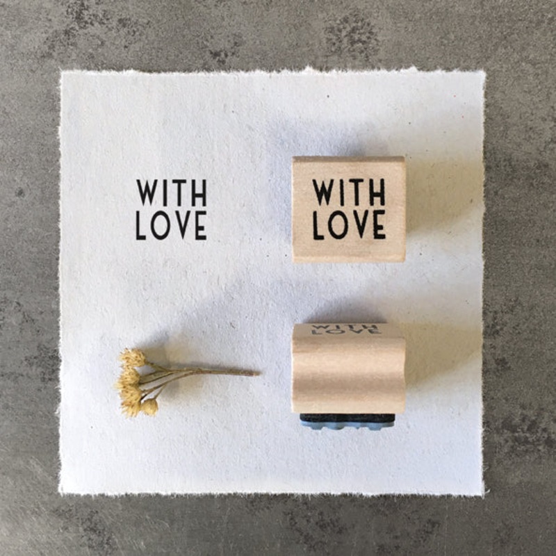 RUBBER STAMP – WITH LOVE