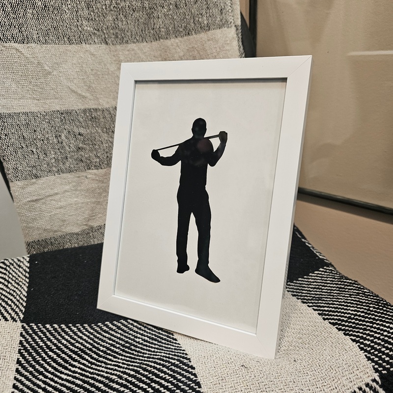 FRAMED GOLFER PICTURE|Golfer 1|Golfer 2|Golfer 3