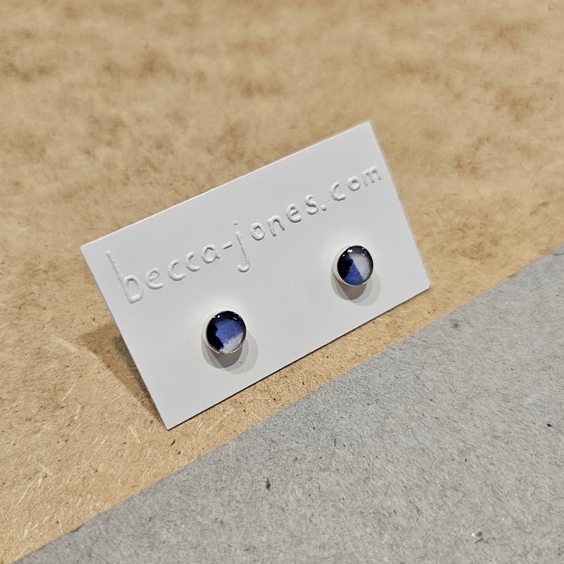 6mm TEST STRIP STUDS|Cream|Dark Brown|Light Grey|Pale Purple|Pale Pink|Blue/White