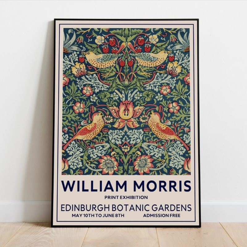 WILLIAM MORRIS – EDINBURGH BOTANIC A3 PRINT (Second)