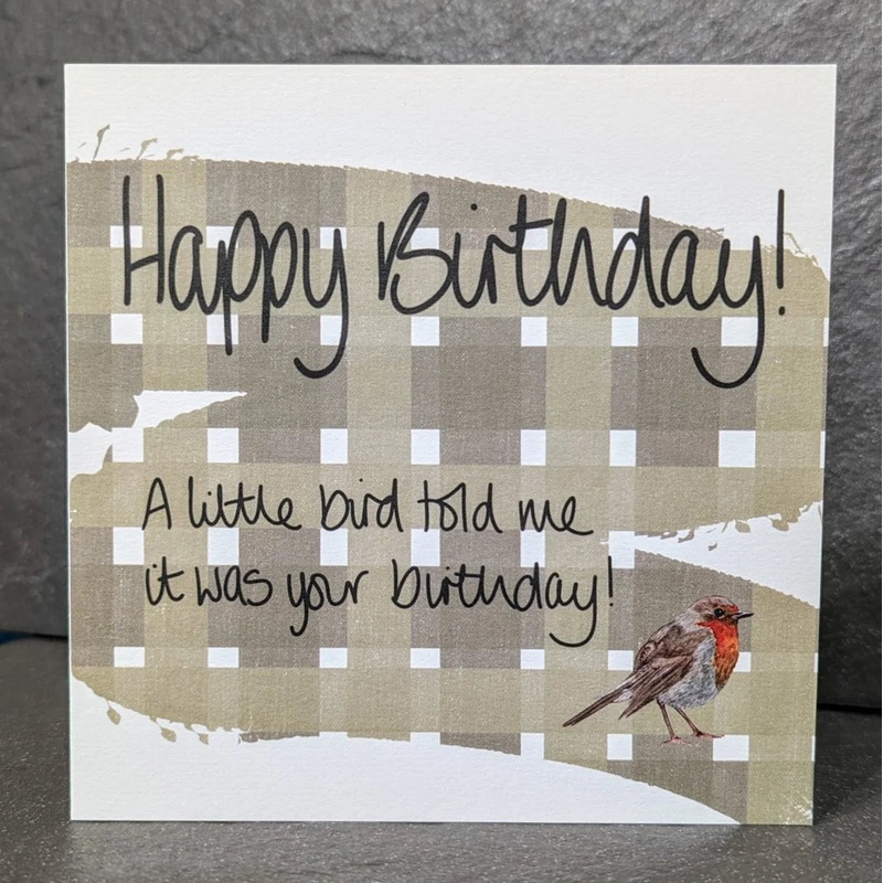 A LITTLE BIRD TOLD ME… BIRTHDAY CARD