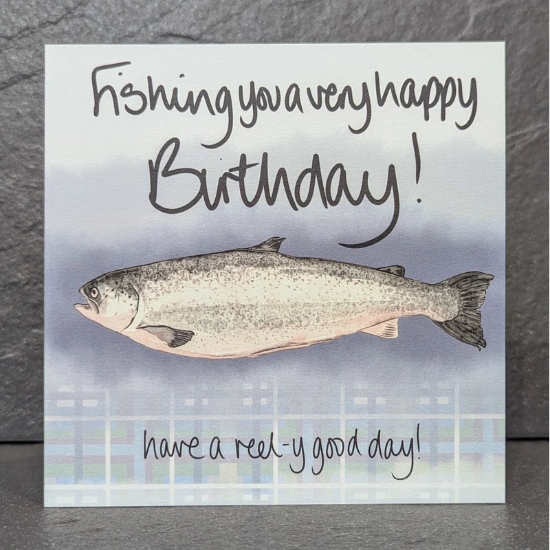 FISHING YOU A HAPPY BIRTHDAY CARD