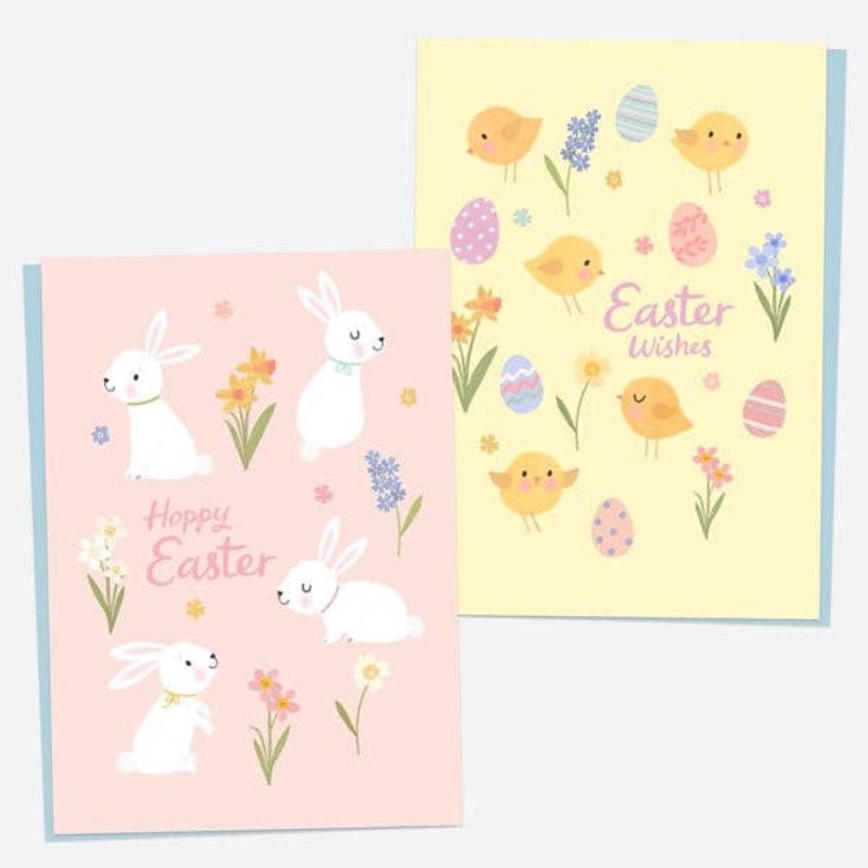 EASTER CARD PACK – Bunnies & Chicks