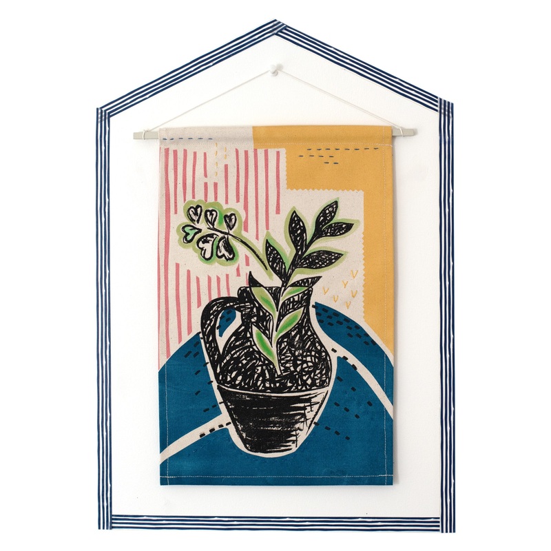 MINI WALL HANGINGS|Jug + Sprig|Fern