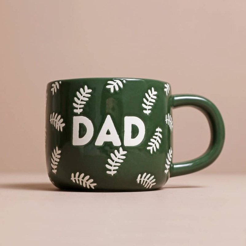 CERAMIC LEAFY DAD MUG