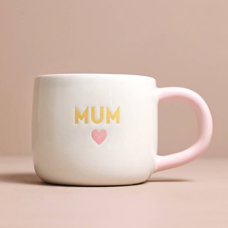 CERAMIC PINK HEART MUM MUG (Second)