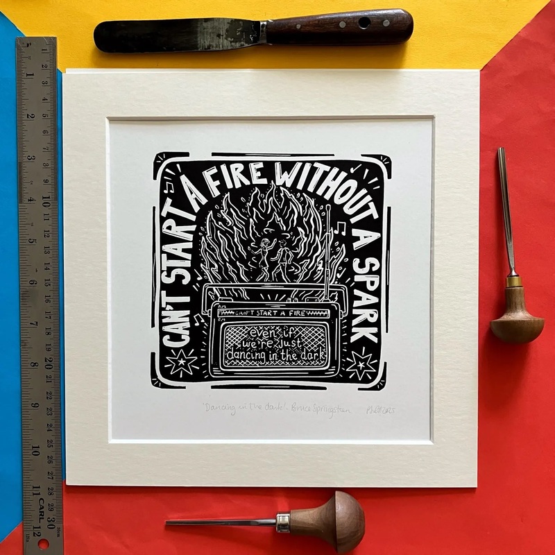 DANCING IN THE DARK PRINT
