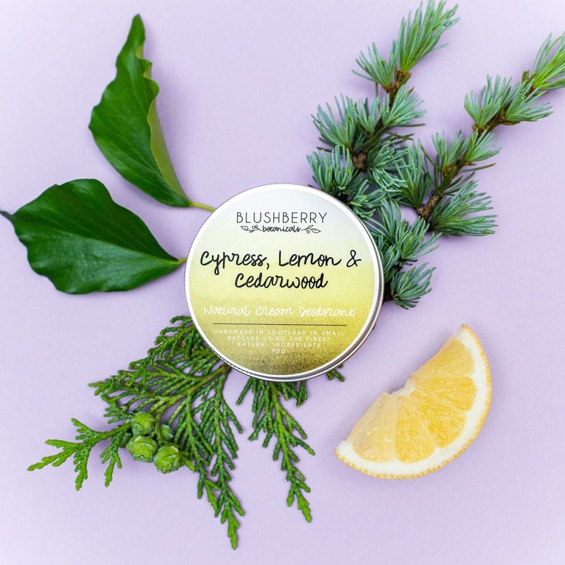 CREAM DEODORANT TIN|Cypress Lemon & Cedarwood|Lime & Black Pepper|Peppermint & Tea Tree|Pink Grapefruit & Neroli|70g|17g Travel