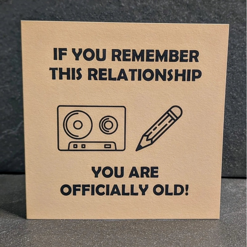 HAPPY BIRTHDAY CASSETTE CARD