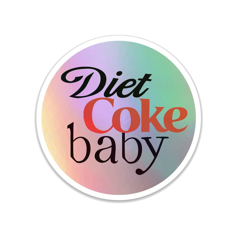 Diet Coke Holographic Sticker