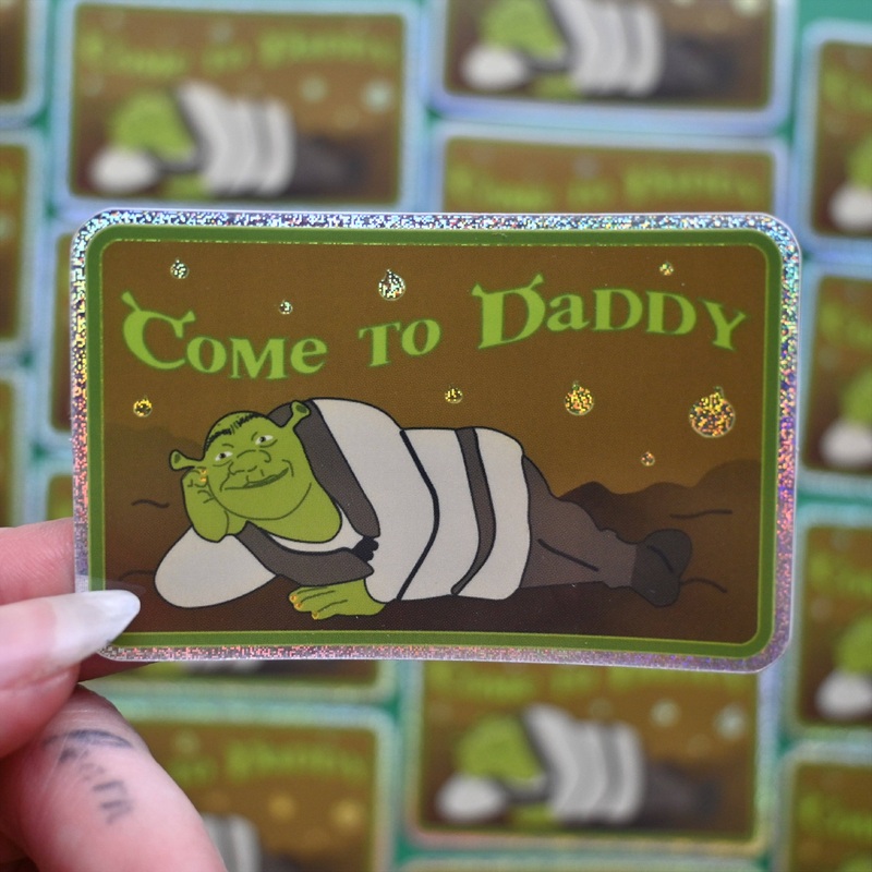 Shrek Zaddy Sticker