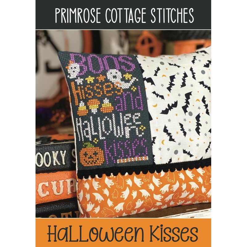 Halloween Kisses by Lindsey Weight of Primrose Cottage Stitches – PAPER Pattern PCS-030