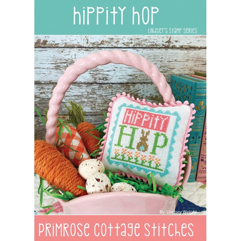 Hippity Hop Cross Stitch Easter Stamps by Lindsey Weight of Primrose Cottage – PAPER Pattern PCS-068