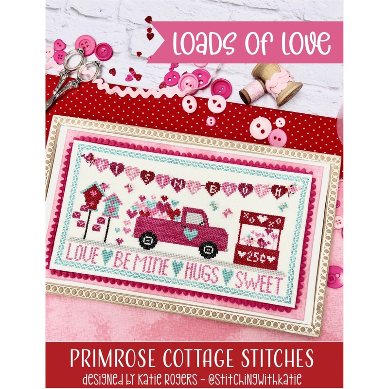 Loads of Love Cross Stitch by Katie Rogers of Primrose Cottage – PAPER Pattern PCS-101