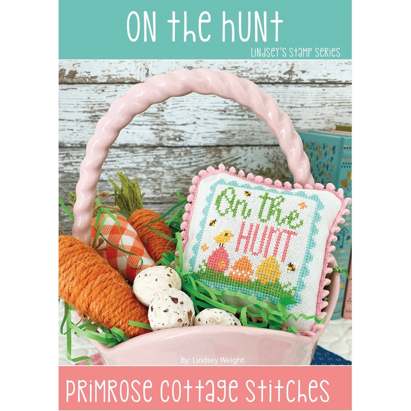 On the Hunt Cross Stitch Easter Stamps by Lindsey Weight of Primrose Cottage – PAPER Pattern PCS-066
